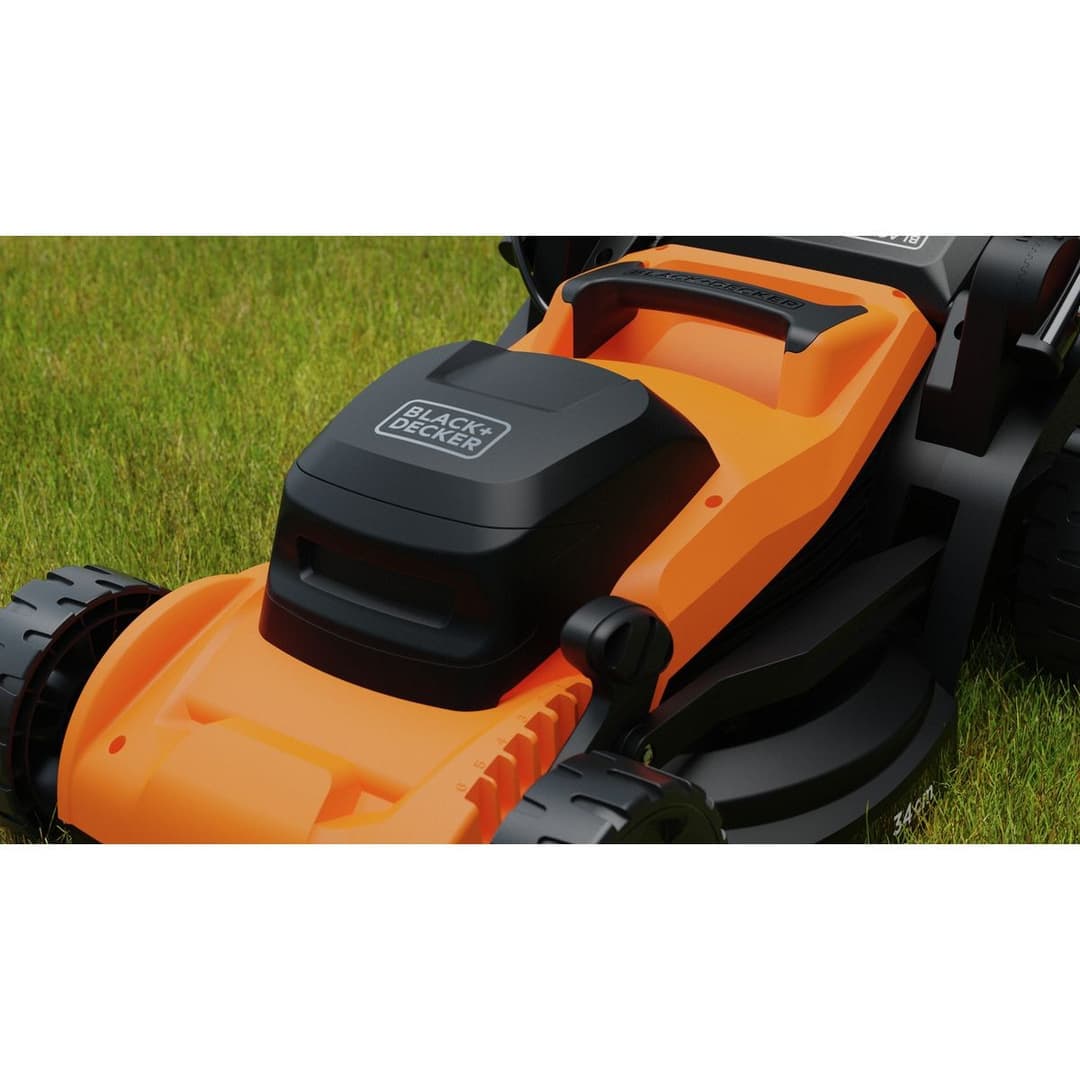 Black+Decker BEMWP340-GB 34cm Corded Rotary Lawnmower -1400W - Image 6