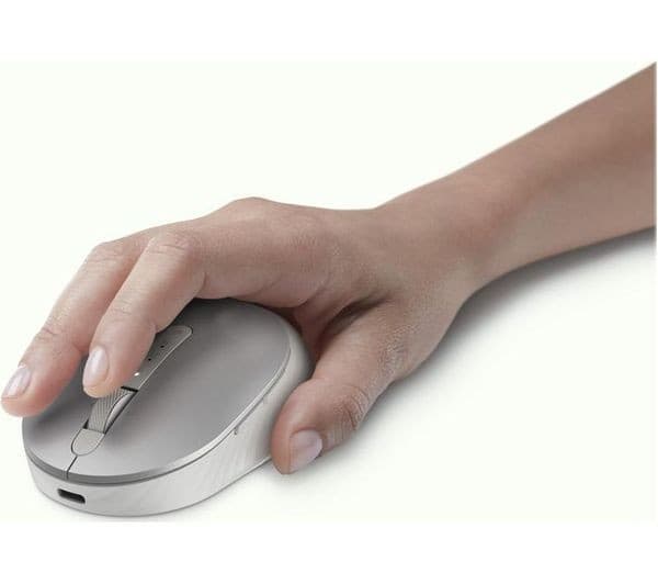 DELL Premier MS7421W Wireless Optical Mouse - Platinum Silver - Image 3
