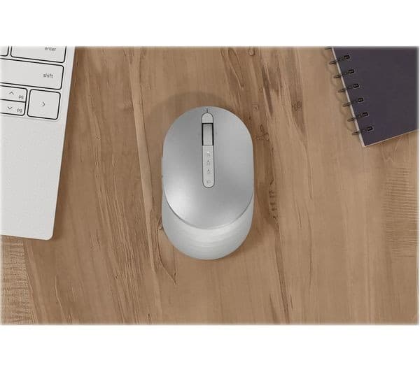DELL Premier MS7421W Wireless Optical Mouse - Platinum Silver - Image 4