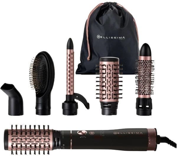 BELLISSIMA Italia Ceramic 6 In 1 Hair Styler - Black & Gold - Image 1