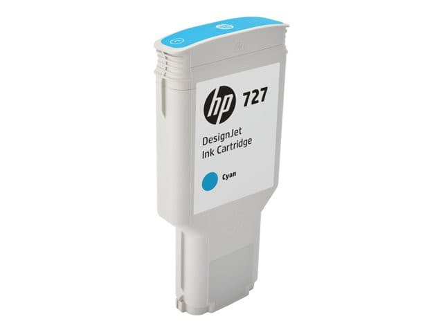 HP 727 300ml High Capacity Cyan Original DesignJet Ink Cartridge (F9J76A) - Image 3