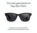 RAY-BAN Meta Wayfarer (Gen 2) Glasses - Matte Black with Clear to Grey Transitions Lenses thumbnail 2