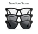 RAY-BAN Meta Wayfarer (Gen 2) Glasses - Matte Black with Clear to Grey Transitions Lenses thumbnail 7