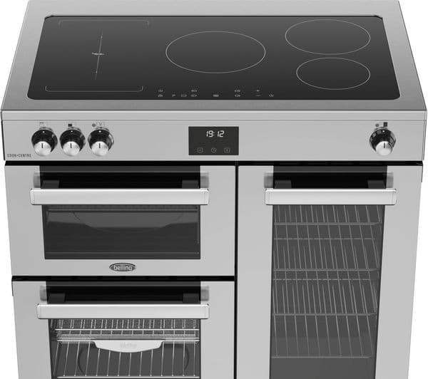 BELLING Cookcentre 90Ei Electric Induction Range Cooker - Stainless Steel - Image 7