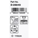 Makita Bevel Brush D-39849 - Multicoloured thumbnail 7