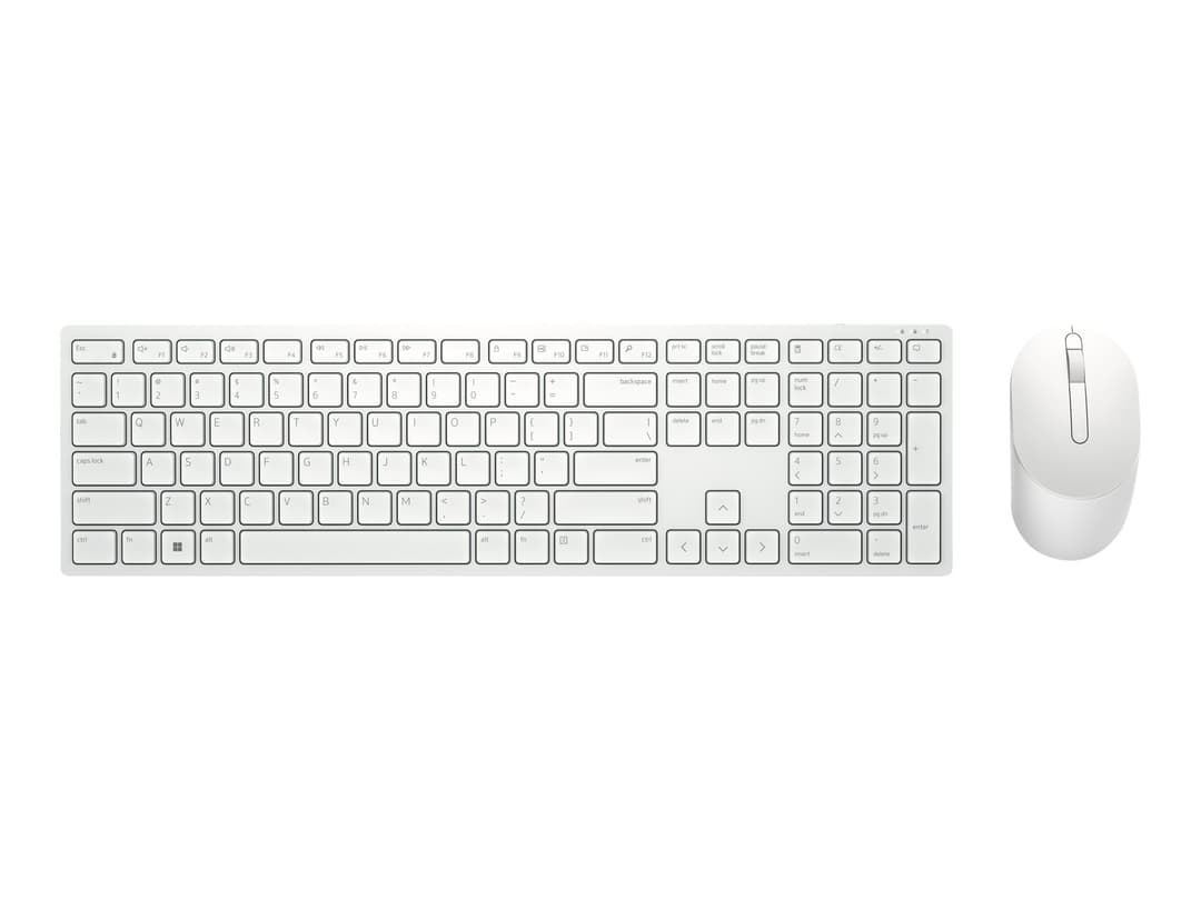 Dell Pro KM5221W Keyboard Mouse Set White - Image 1