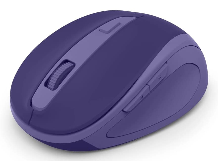 Hama WM-400 Office Mouse, Right-hand, RF Wireless, Optical, 1600 DPI - Purple - Image 2