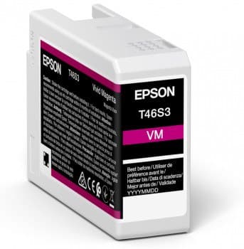Epson T46S3 UltraChrome Pro10 25ml Ink Cartridge - Vivid Magenta - Image 1