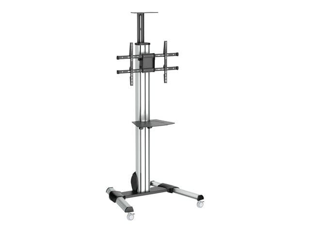 StarTech STNDMTV70 TV Cart Black Silver - Image 3