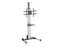 StarTech STNDMTV70 TV Cart Black Silver thumbnail 3