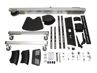 StarTech STNDMTV70 TV Cart Black Silver - Image 5