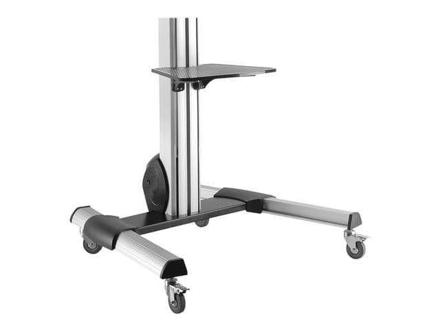 StarTech STNDMTV70 TV Cart Black Silver - Image 6