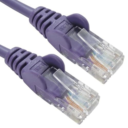 Cables Direct 10m CAT5E Patch Cable (Violet) - Image 2