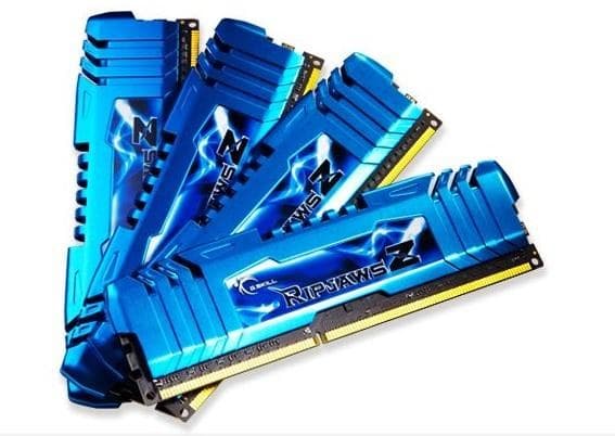16GB G.Skill DDR3 2133MHz PC3-17000 RipjawsZ Series (10-12-12-31) Quad Channel kit 4x4GB - Image 1