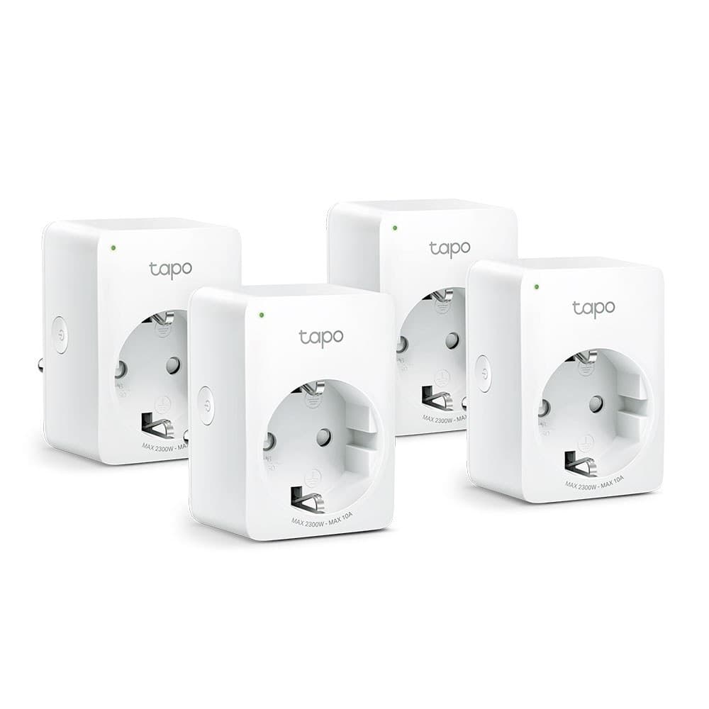 TP-Link Tapo P100 (4-pack) smart plug 2300 W White - Image 1
