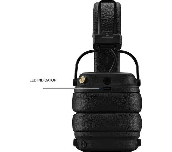 Marshall Major V Wireless On-Ear Headphones - Black - Image 8