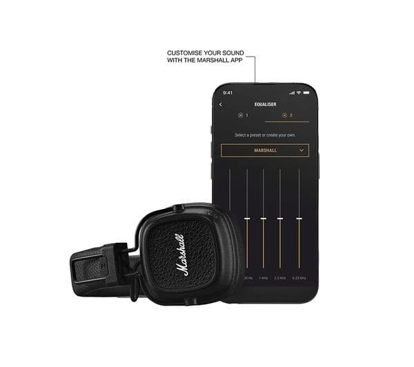 Marshall Major V Wireless On-Ear Headphones - Black - Image 10