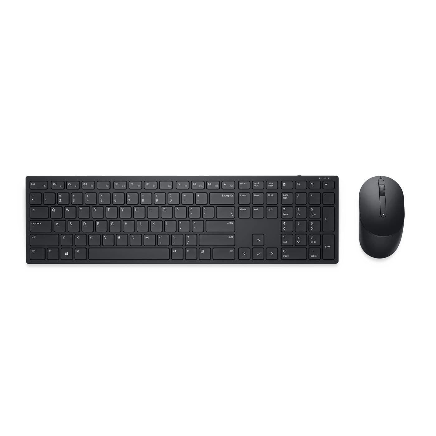 Dell Pro KM5221W Wireless Keyboard & Mouse Set - Pan-Nordic (QWERTY) - Black