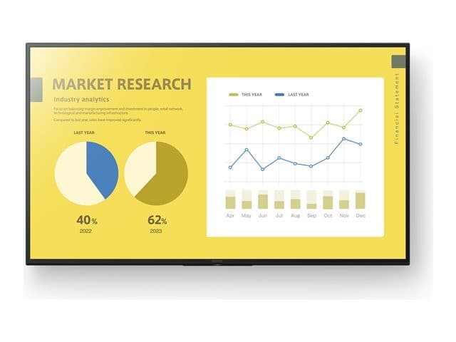 Sony Bravia Professional Displays FW-55EZ20L EZ20L Series - 55" LED-backlit LCD display - 4K - for digital signage - Image 2