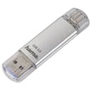 Hama C-Laeta USB Flash Drive USB Type-A / USB Type-C 3.2 Gen 1 (3.1 Gen 1) Silver 16GB thumbnail 1
