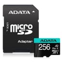 256GB AData Premier Pro microSDXC CL10 UHS-I U3 V30 A2 Memory Card with SD Adapter thumbnail 2