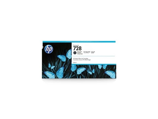 HP 728 Original DesignJet Ink Cartridge 300ml - Matte Black - Image 2