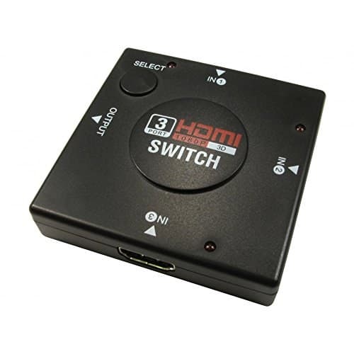NEWlink - Interruptor conmutador HDMI de 3 puertos, selector 3 x IN a 1 x Out. - Image 2
