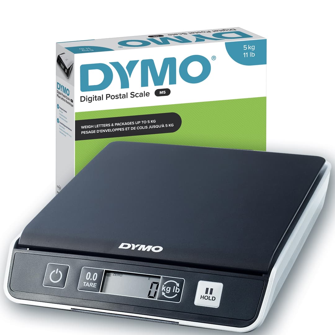 DYMO M5 Digital Package & Shipping Scale | up to 5KG Capacity | 20 cm x 20 cm - Image 1