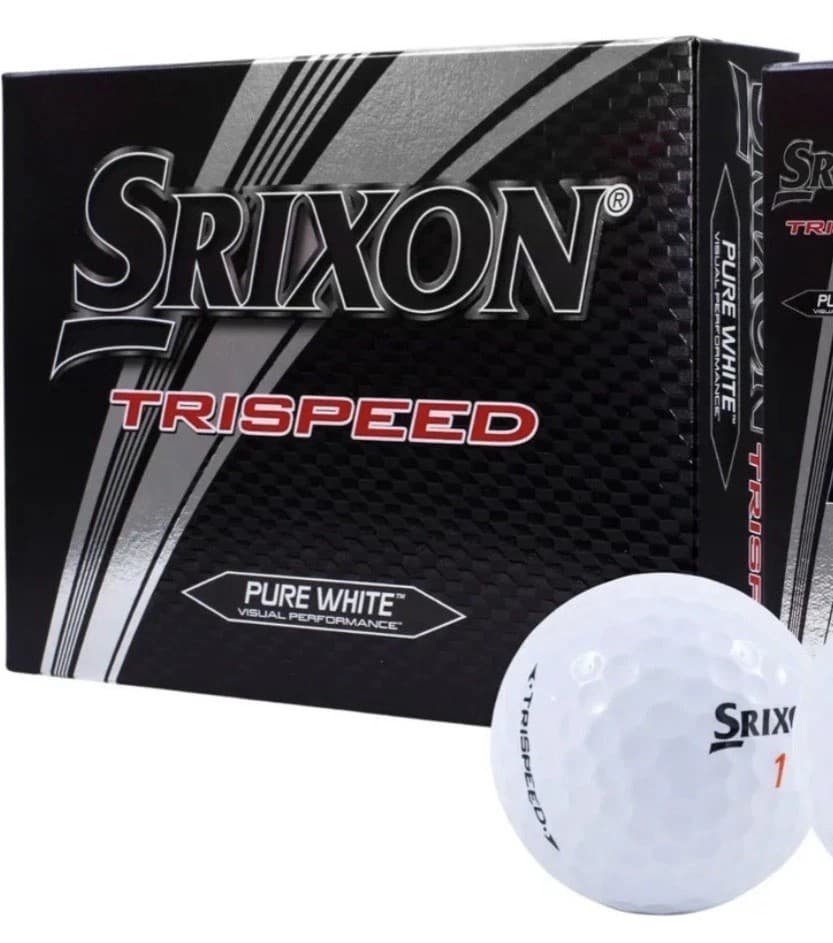 Srixon TriSpeed Golf Balls 12-Pack - White - Image 2