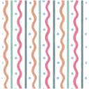 Arthouse Esselle Squiggle Striped Wallpaper - Multicoloured thumbnail 4
