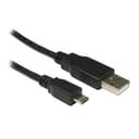 Black Micro USB 2.0 Cable - 50 cm thumbnail 1