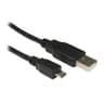Black Micro USB 2.0 Cable - 50 cm