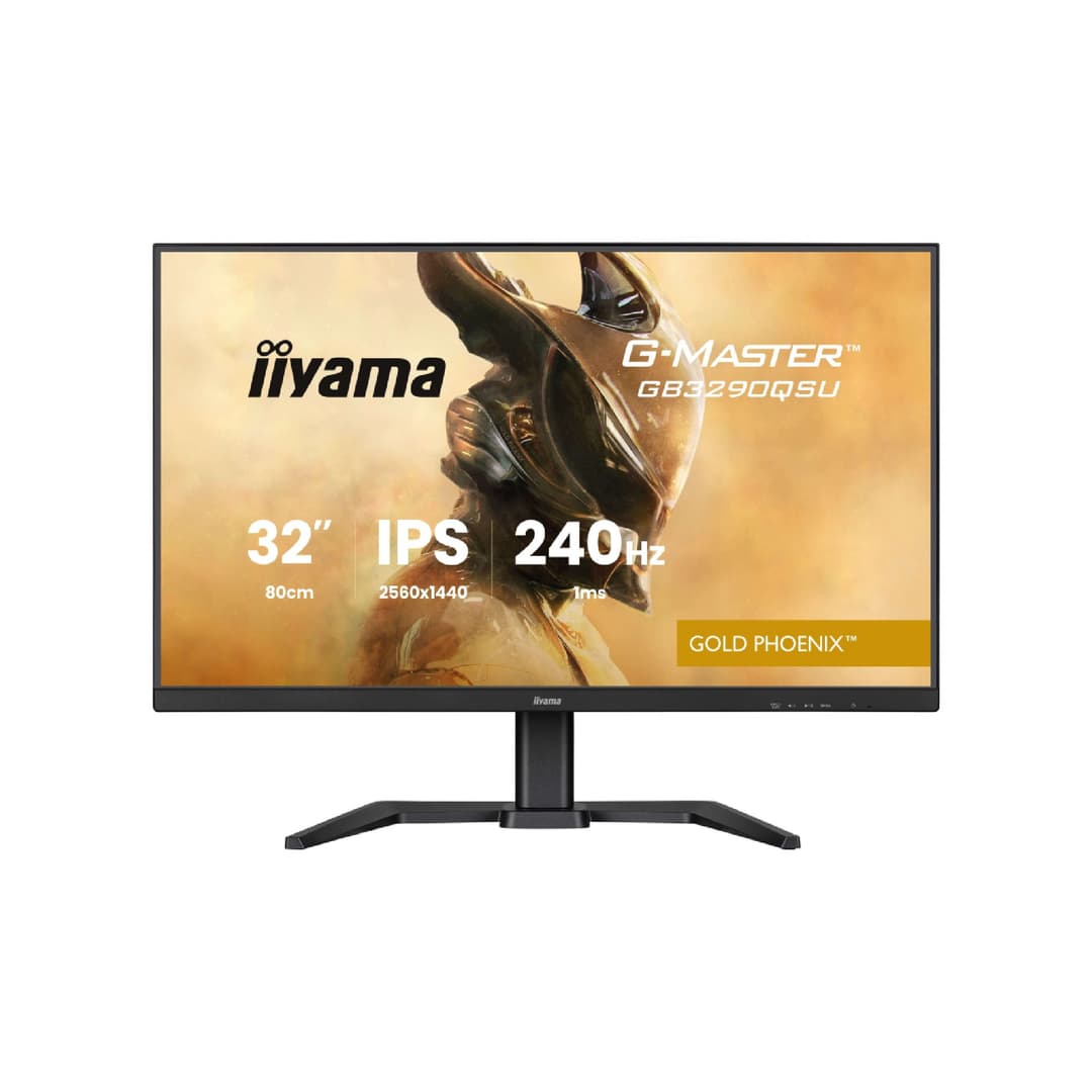 iiyama G-Master GB3290QSU-B1 32" IPS Quad HD 240Hz 1ms Freesync Premium Height Adjustable Gaming Monitor - Image 1