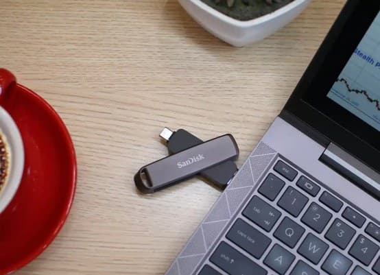 SanDisk SDDDE1-512G-G46 USB flash drive 512 GB USB Type-C/USB Type-A 3.2 Gen 2 (3.1 Gen 2) Black - Image 4