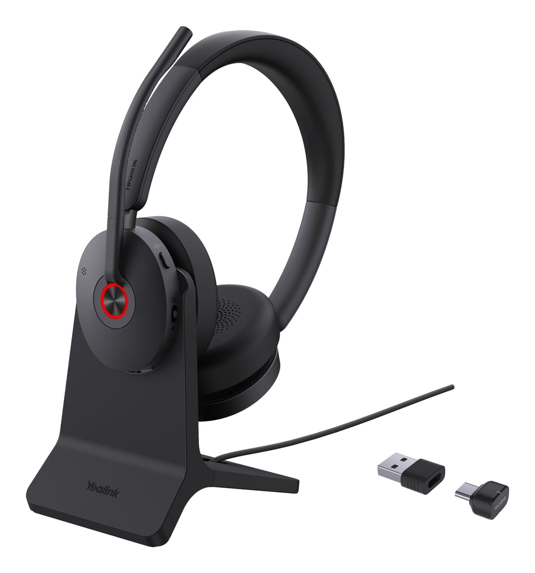 Yealink BH74 Bluetooth ANC Headset with Stand USB-C/A - UC - Image 1