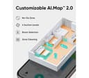 EUFY L60 Hybrid Robot Vacuum Cleaner & Mop with Self-Empty Station - Black thumbnail 7