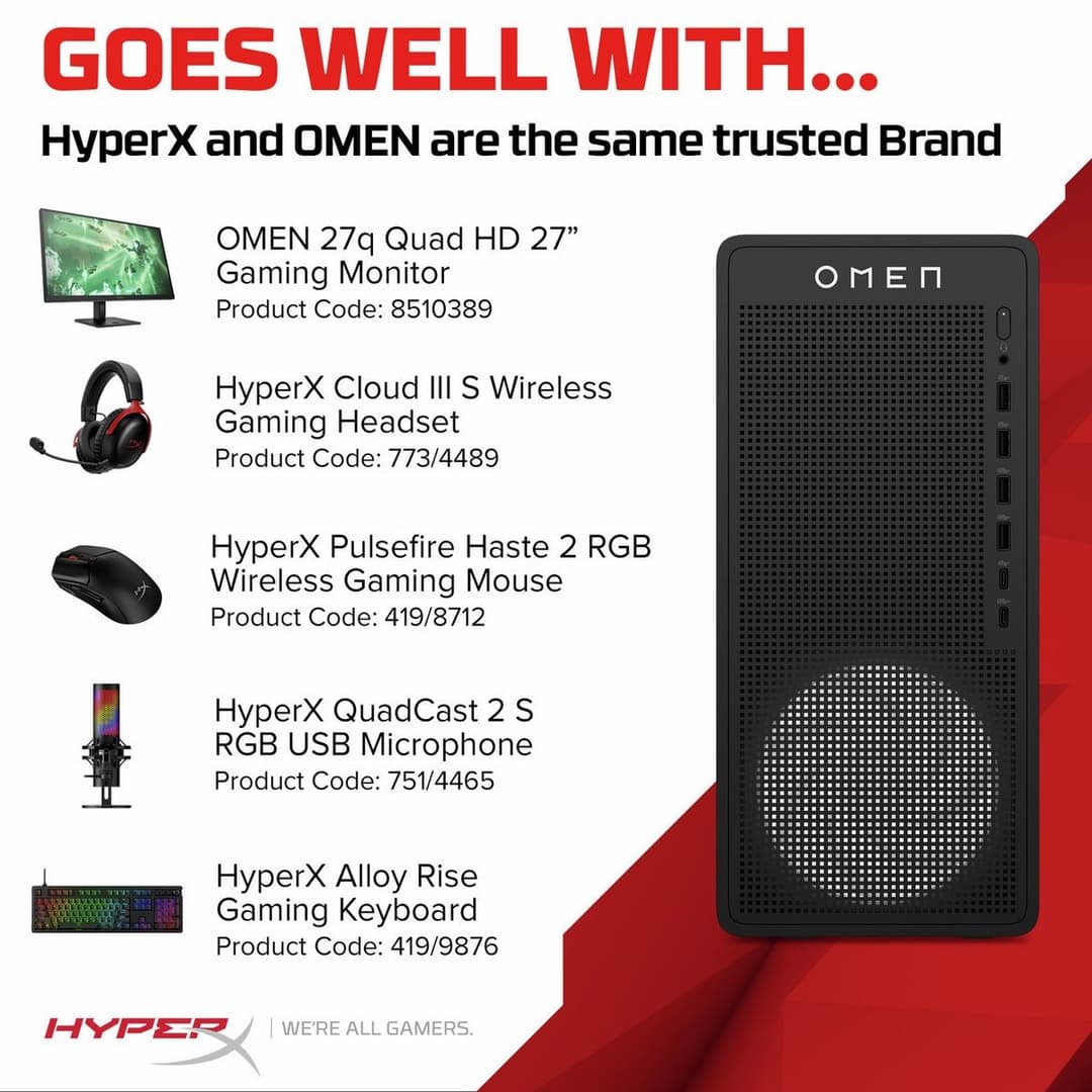 HP Omen R5 16GB 1TB RTX5060 Gaming Desktop PC - Image 2