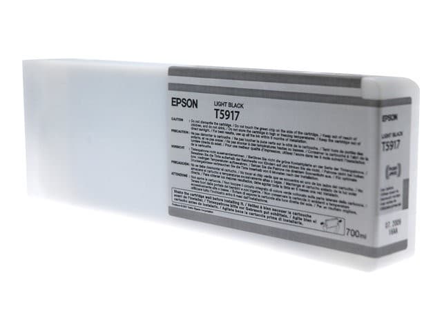 Epson T5917 UltraChrome K3 700ml Ink Cartridge for Stylus Pro 11880 - Light Black - Image 1