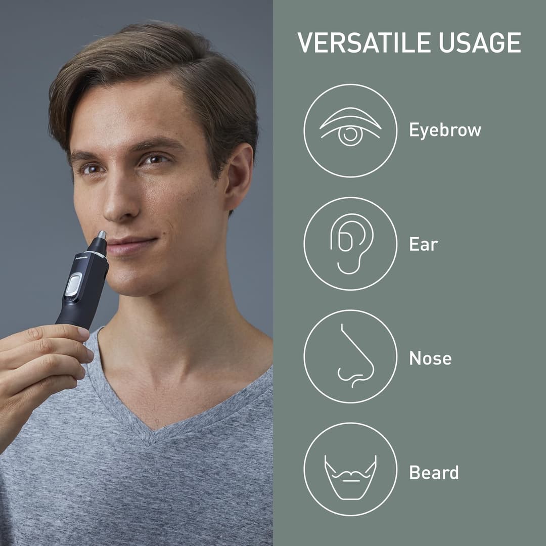 Panasonic ER-GN300-K503 Facial Hair Trimmer - Black - Image 2