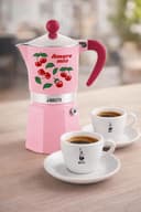 Bialetti Amore Mio Rainbow 3-Cup Moka Pot - Red thumbnail 2