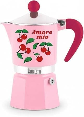 Bialetti Amore Mio Rainbow 3-Cup Moka Pot - Red - Image 4