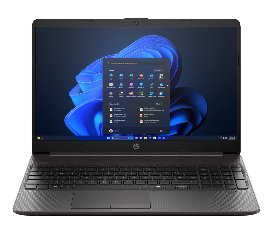 HP 250R G9 Intel Core 5 120U Laptop 39.6 cm (15.6") Full HD 16 GB DDR4-SDRAM 512 GB SSD Wi-Fi 6 (802.11ax) Windows 11 Home Black - Image 1