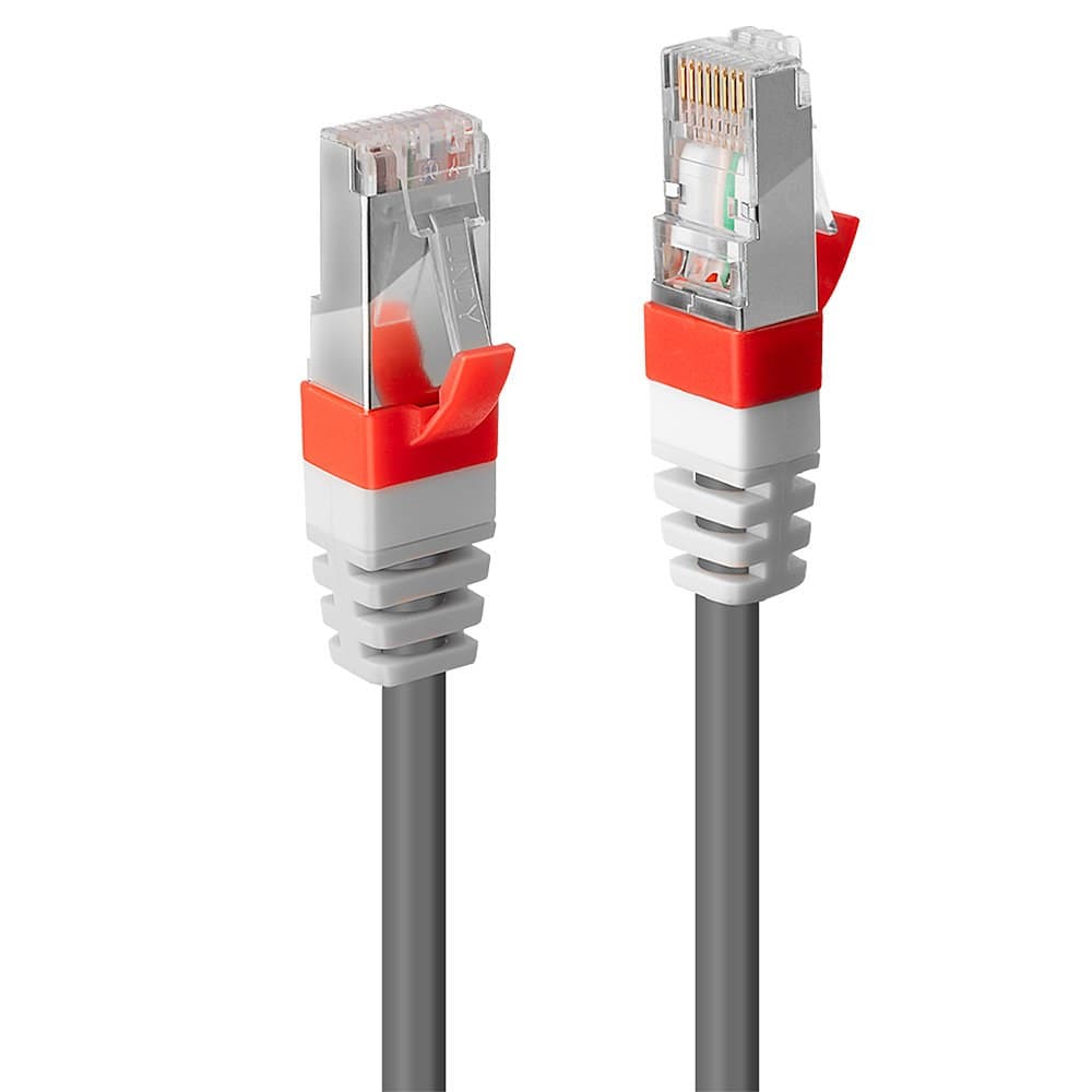Lindy 2m Cat.6A S/FTP LSZH Network Cable, Grey - Image 1