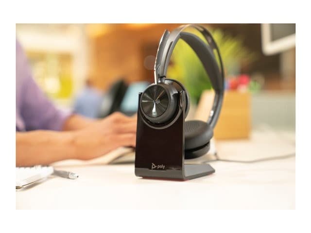 Poly Voyager Focus 2 Headphones Black - Image 6