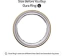 Oura Ring 4 Smart Ring Size 10 Gold thumbnail 2