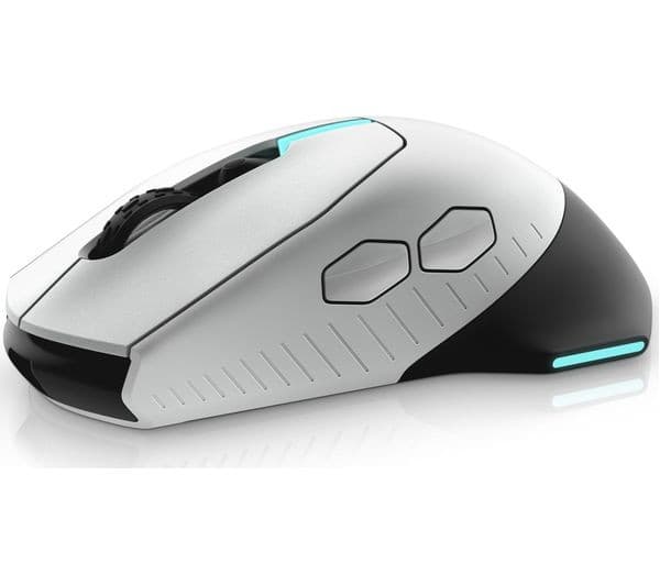 ALIENWARE AW610M RGB Wireless Optical Gaming Mouse - White - Image 2