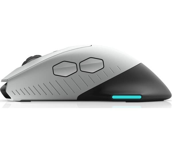 ALIENWARE AW610M RGB Wireless Optical Gaming Mouse - White - Image 3