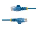 StarTech Slim LSZH CAT6 Snagless Patch Cable 2m - Blue (N6PAT200CMBLS) thumbnail 4