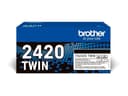 Brother TN2420 TWIN - 2-pack - High Yield - black - original - toner cartridge thumbnail 1