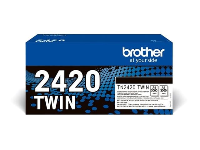Brother TN2420 TWIN - 2-pack - High Yield - black - original - toner cartridge - Image 5